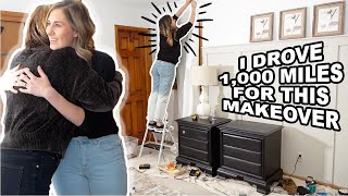 Surprising my Mom with a  Bedroom Makeover| PT. 1