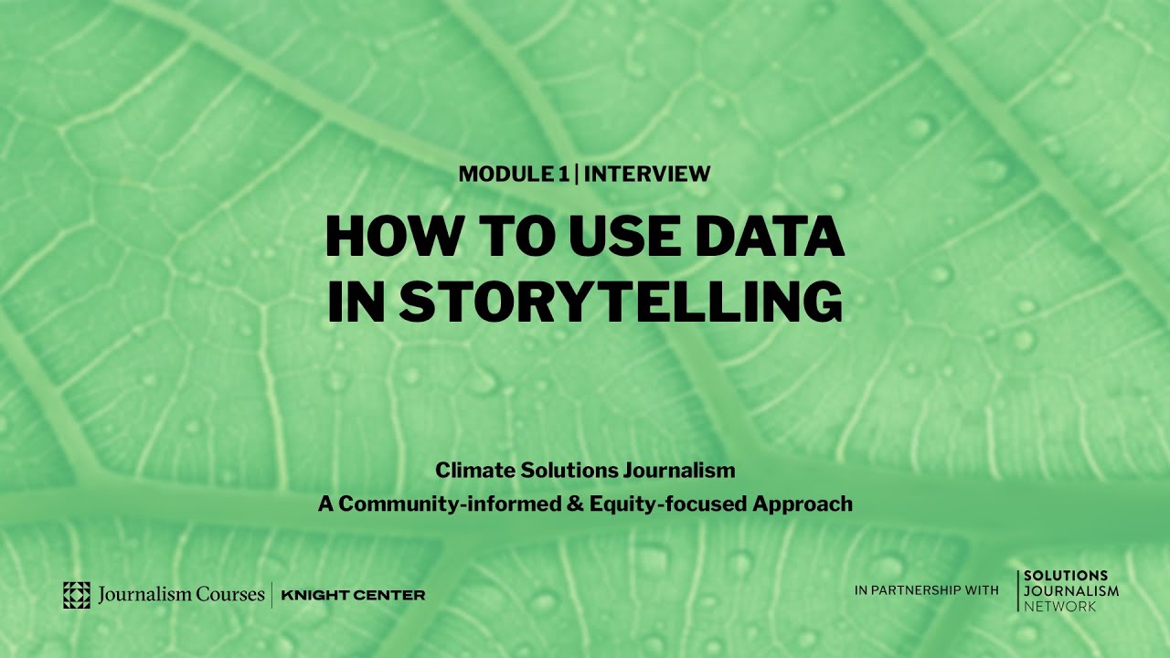 How to use data in storytelling | Module 1 - YouTube