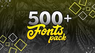 500+ Legendary Font Pack | For GFX Designers | Android/iOS/Windows screenshot 2