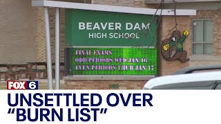 Beaver Dam 'burn list' circulates on social media; parents unsettled | FOX6 News Milwaukee