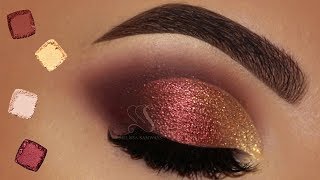 Burgundy Semi Cut Crease Makeup Tutorial | Melissa Samways