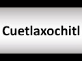 How to Pronounce Cuetlaxochitl (Poinsettia)