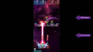 How To Play PVP Mode 2 Vs 2 Free League in Galaxy Attack: Alien Shooter screenshot 5