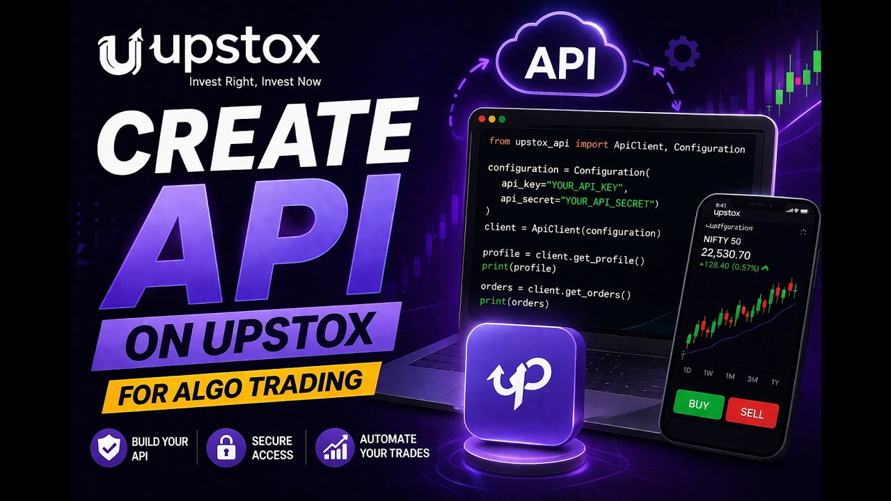 Upstart Api Call How to create API (With Static IP) On Upstox - YouTube