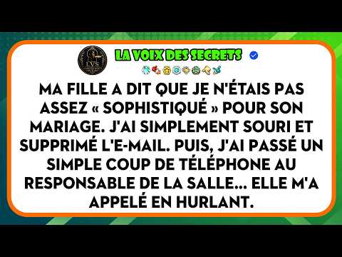 Ma Fille M'a Envoyé Un E-mail: «Tu N'es Plus Invité, Regarde Le Mariage En Livestream» — J'ai Donc