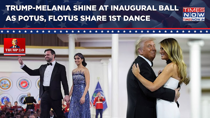 Trump-Melania Share 1st Dance At Inaugural Ball: VP JD Vance, Wife Usha Join POTUS On Stage| Watch