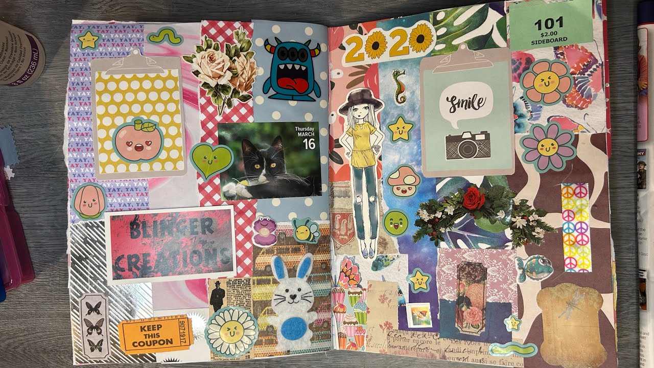 Let’s finish some gluebook pages!! How many can I get done??