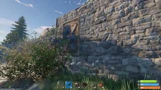 rust console c4 vs wood door glitch