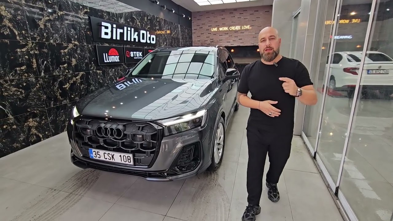 2025 Audi Q7 S line Stek Boya Koruma Filmi LLumar Cam Filmi