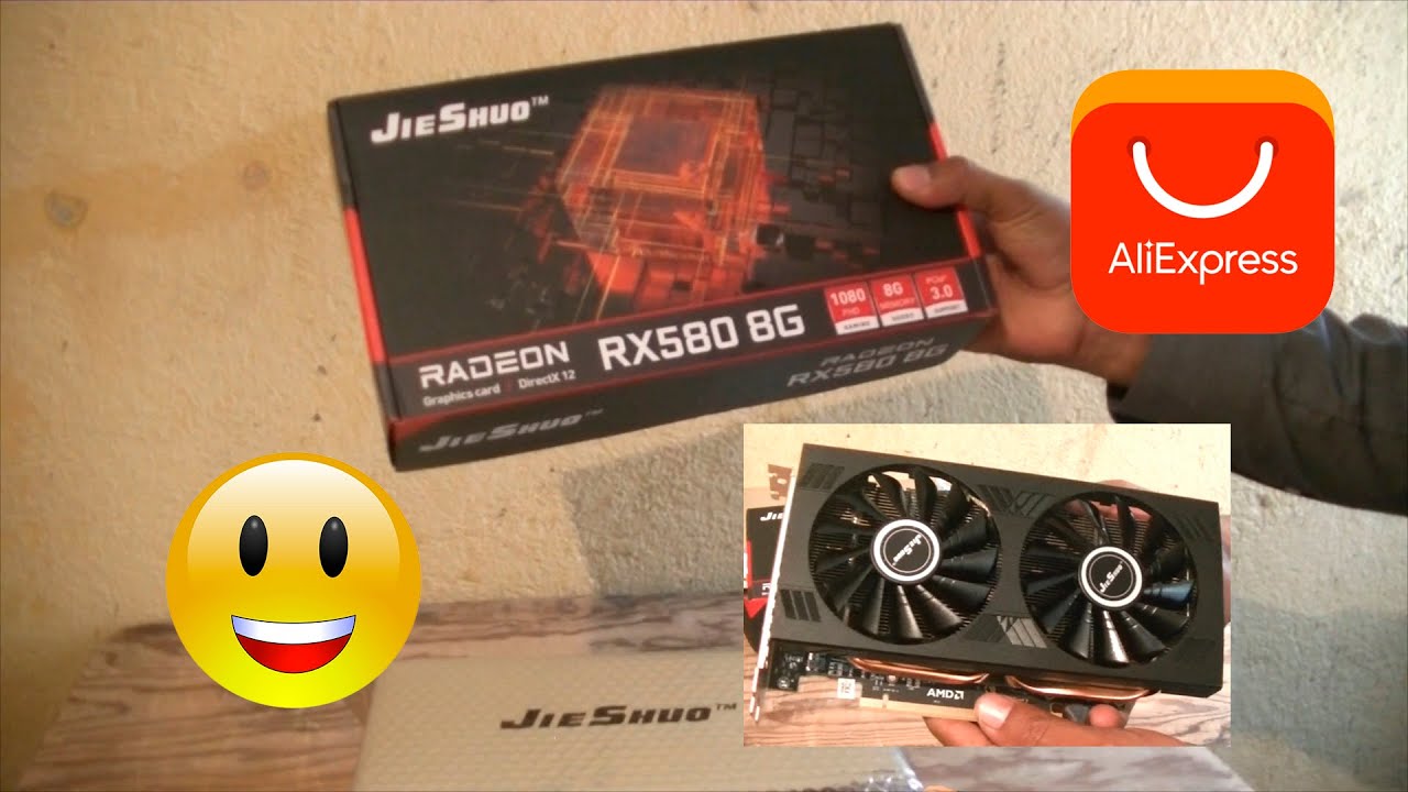 RX 580 8GB. Me llego mi tarjeta de video de Aliexpress. Unboxing - YouTube