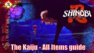 The Kaiju. All Items guide | Shinobi: Art of Vengeance