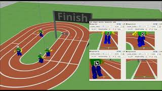 DARwIn-OP Relay Race