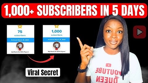 How to Get 1000 Subscribers on YouTube In 3 Days
