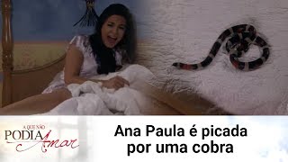 A Que Não Podia Amar | Ana Paula é picada por uma cobra