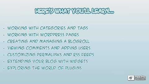 Web Design 202: Deeper Into WordPress - 1 Welcome