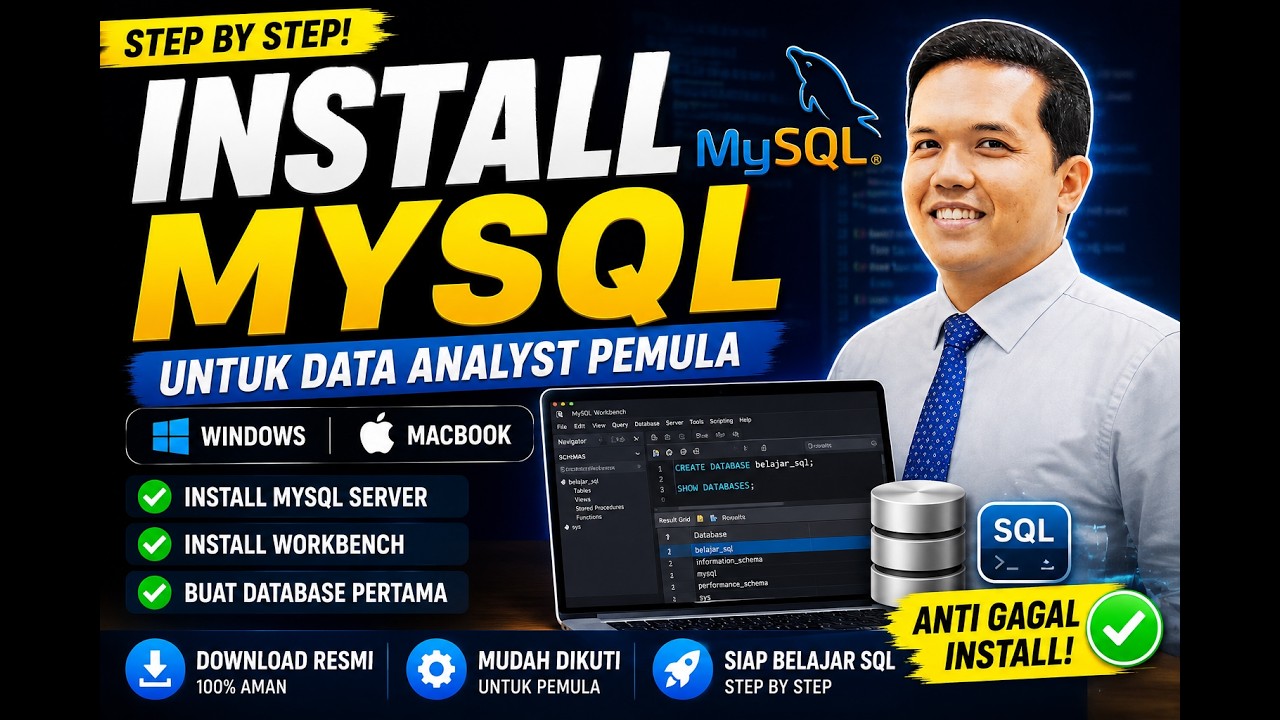 Cara Install MySQL untuk Data Analyst Pemula 🔥 (Mac OS) - YouTube