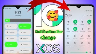 infinix new notification panel| all android device notification panel change| screenshot 3