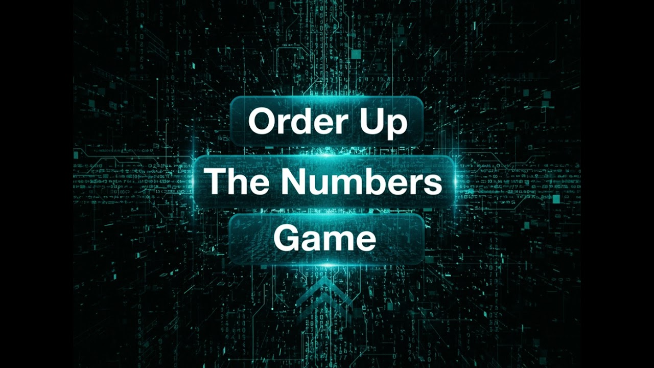 Order Up: The Numbers Game - 21