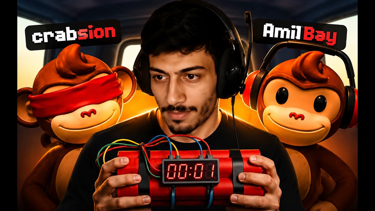 MEYMUNLAR İNSANLARDAN AĞILLIDIR | BOMBANANA! | BÖLÜM 1 #mellonh #hatem #bombanana #kick