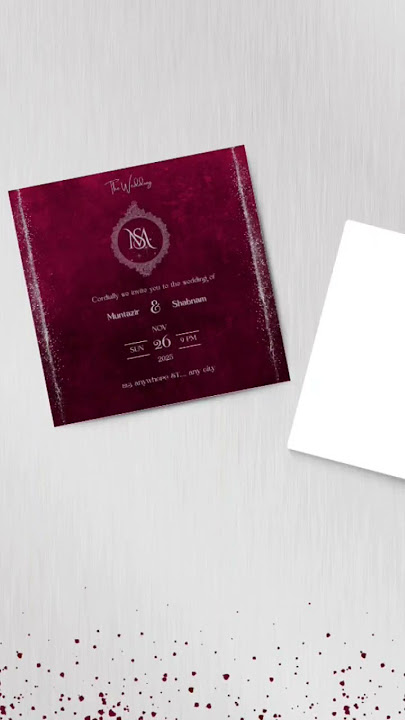 Suka? Silakan pesan 💖 #wedding #carddesigner #weddinginvitation #ordernow #invitation