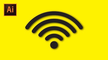 Wifi symbol | Learn How to Draw a Wireless Signal Icon in Adobe Illustrator | GRAPHICSonLK