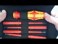 Wera VDE screwdriver set for electric, electronic and IT unboxing (read the text)