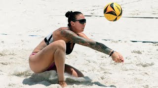 Women&#39;s Beach Volleyball 🏐 | Hogan/Downie Rally Past Brown/McLaughlin In The Quarterfinals