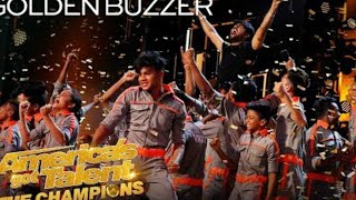 عربيGolden Buzzer Howie Mandel Sends V.Unbeatable To The Finals! America's Got Talent The Champions