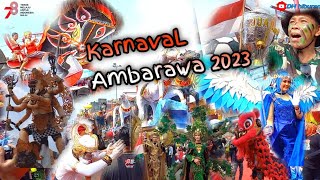 Sangat Meriah❗️ Karnaval kemerdekaan AMBARAWA 2023   'se kabupaten semarang' live di pasar Kuliner