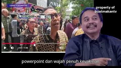 ROY SURYO CS MAKIN TERBONGKAR KEDOKNYA, SEMAKIN TERPOJOK,.