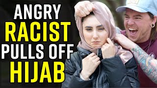 Guy Pulls Hijab off Muslim Girls Head!!!! SHOCKING ENDING!!!!! screenshot 2