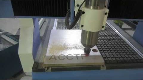 test video for CNCrouter AKM6090 WITH VACUUM table