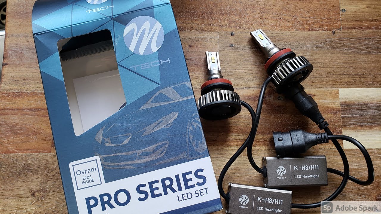 M-TECH LSPRO PRO SERIES LED HEADLIGHTS 5700K (Review, Install + LUX Test)