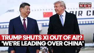Trump Rejects AI Cooperation With Xi: ‘Why Would I’ US Warns China Could Steal Tech Secrets | Watch