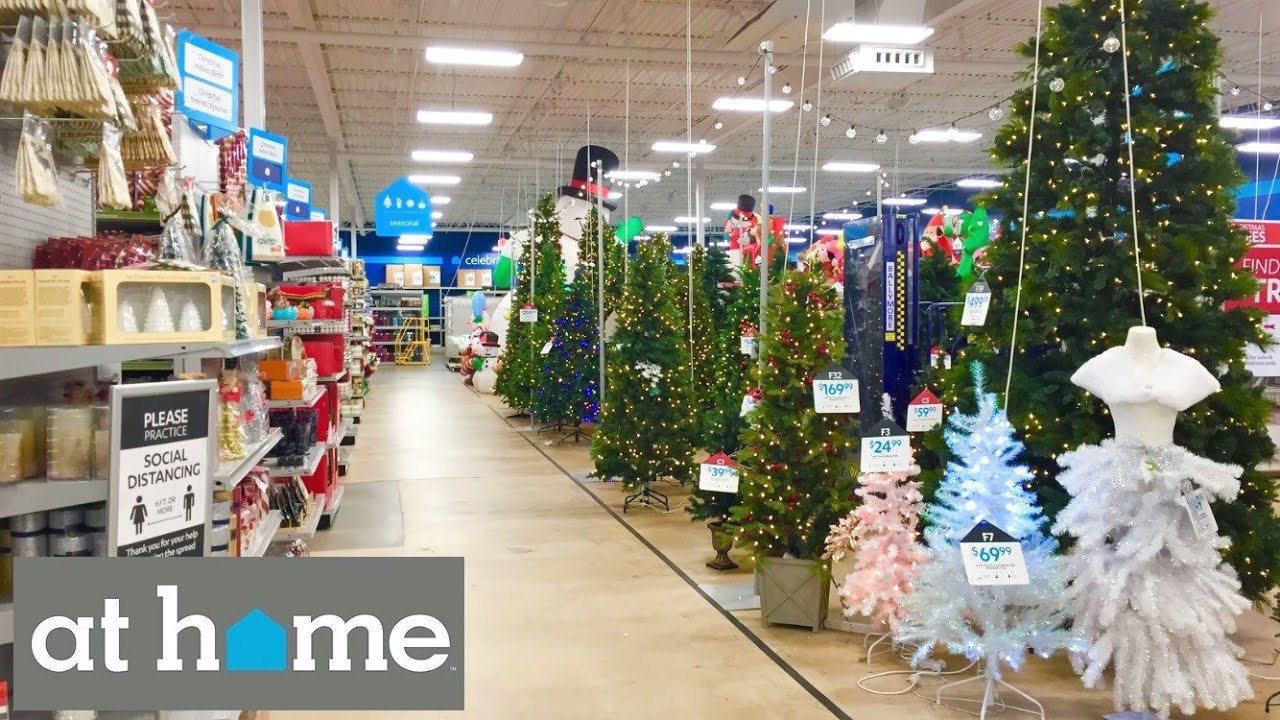 at home store christmas trees