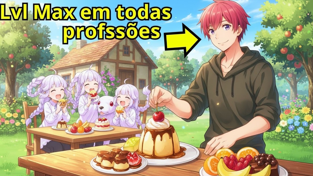 [1-2] Ele Tem Nível Máximo em Tudo, Menos Luta… Então Decide Virar um Chef! | Recap Mangá
