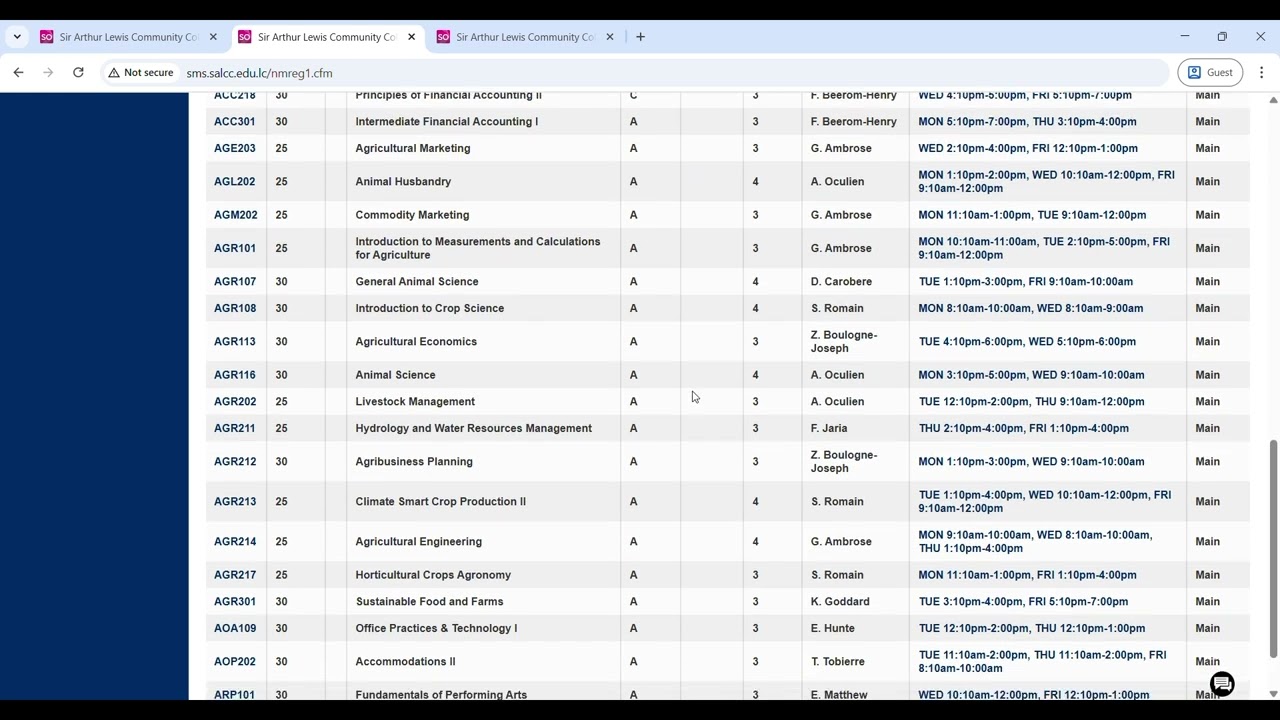 SALCC 2026-27 Registration Tutorial