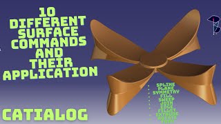 10 Different Surface Commands and Their Application - CATIA V5 - CATIALOG