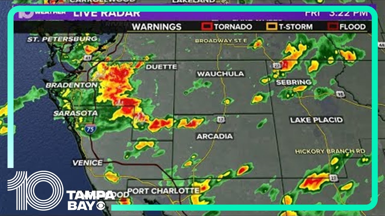 Afternoon showers expected across the Tampa Bay region - YouTube