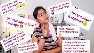 ASSUMPTIONS ABOUT ME in Tamil | Answers for your Assumption | Beauty With Ease