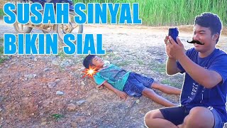 Susah Sinyal Bikin Sial Vedio Lucu Balai Aris