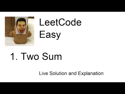 1. Two Sum (Leetcode Easy)
