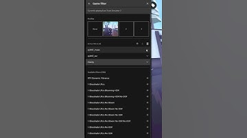 My Shader Settings #roblox