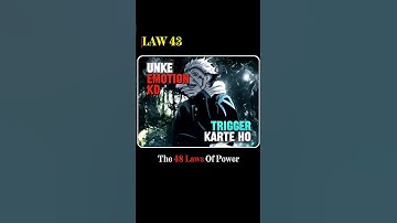 Law 43: Rule of Influence 💀 | 48 Laws of Power - #psychology #manipulation #humanbehavior