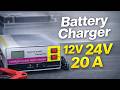12V 24V 20A Automatic Battery Charger | Ezee Automatic Battery Charger Full Review