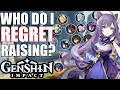 Who Do I Regret Raising In Genshin Impact?