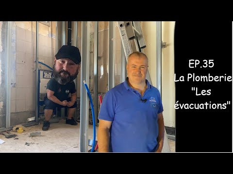 EP.35 Plumbing part 2 "drainages" with GEBERIT Silent PP pipes