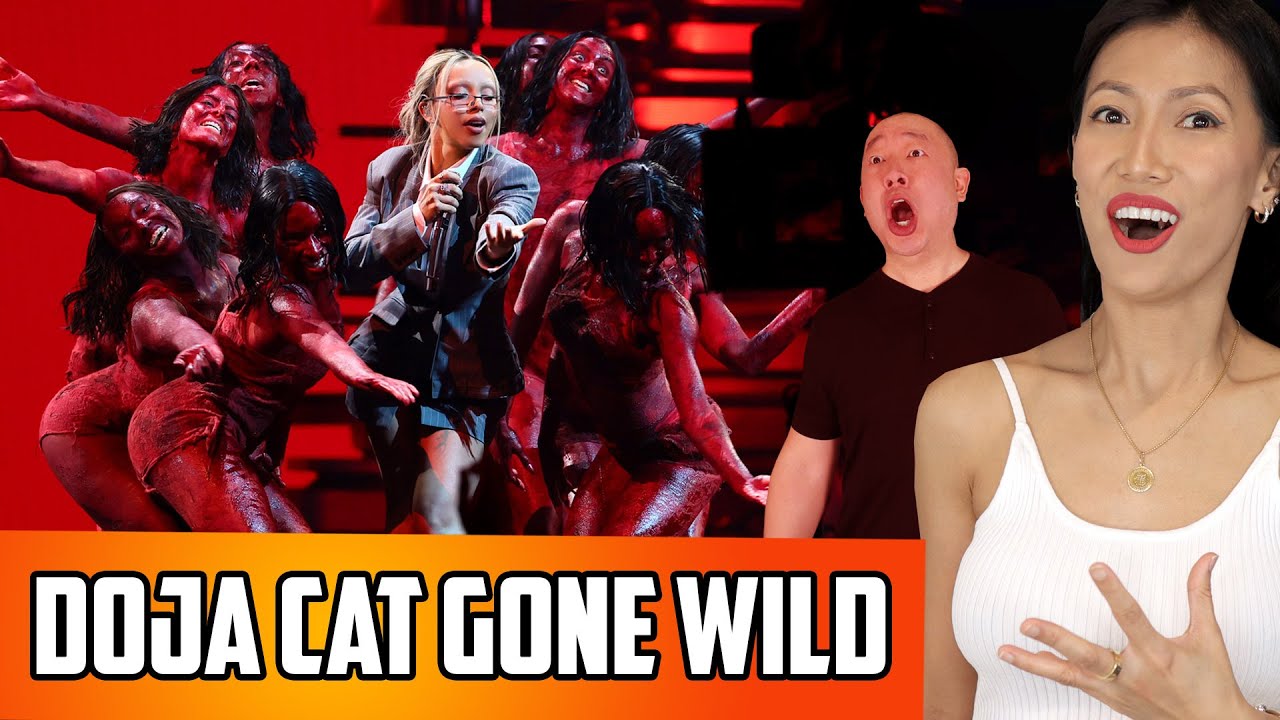 Doja Cat 2023 VMAs Performance Reaction Attention Paint The Town