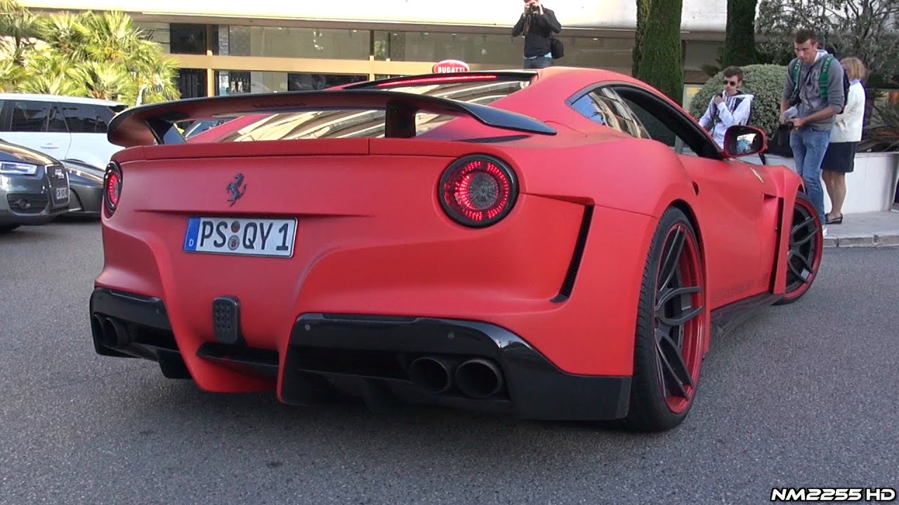 Novitec Rosso Ferrari F12 N Largo Insane Sound Start Up Loud Revs Youtube