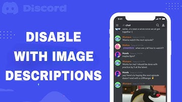 How To Disable And Turn Off With Image Descriptions On Discord App